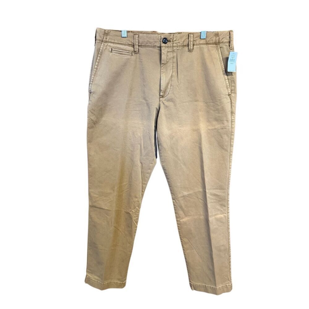 Gap Men’s Chinos Sz 36/30 Slim Camel NWT *